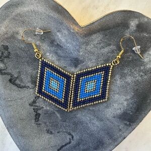 Handmade Seed Bead Earrings